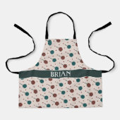 ハロウィーンベージュ赤パタミニマルーン エプロン (正面)