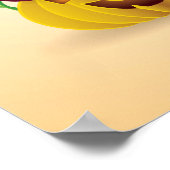 ハロウィーンペーパーカット墓地幽霊たち ポスター (角)