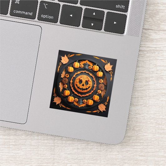 ハロウィーンペーパーカートマンダラ シール (詳細)