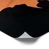 ハロウィーンペーパーカートマンダラ ポスター (角)