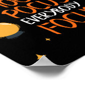 ハロウィーンホクスポッカスエベイルフォーカスおもしろい先生 ポスター (角)