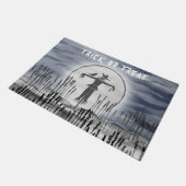 ハロウィーンホラーかかしトリックまたはトリートドormat ドアマット (アングル)