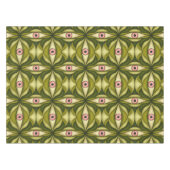 ハロウィーンホラーアイズグリーンクリーミーな気さくなゴシック テーブルクロス (正面(横))