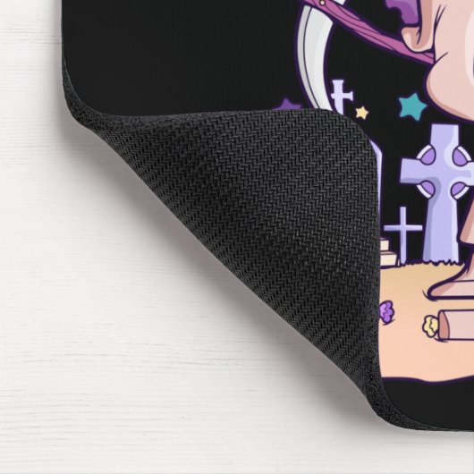 ハロウィーンホラーギフトパステルゴシック不気味かわいい マウスパッド (コーナー)