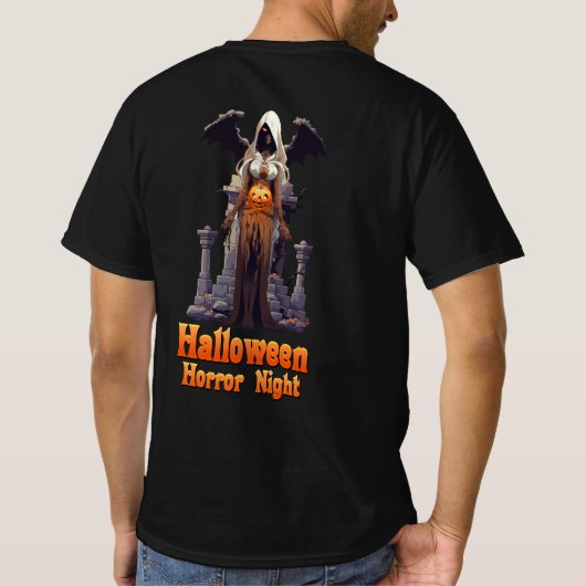 ハロウィーンホラーナイト Tシャツ (裏面)