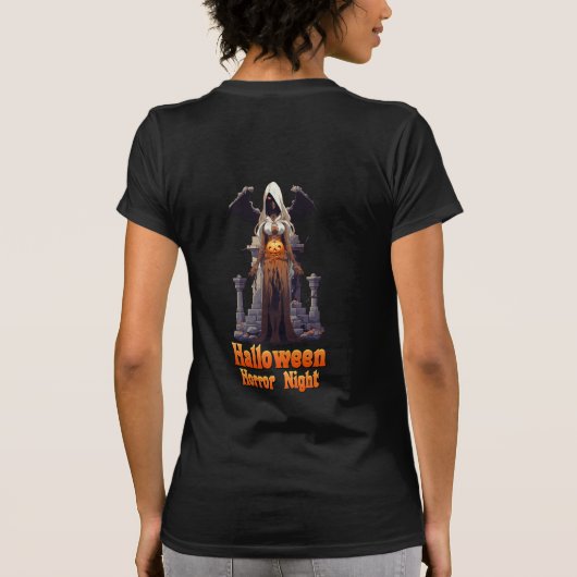 ハロウィーンホラーナイト Tシャツ (裏面)
