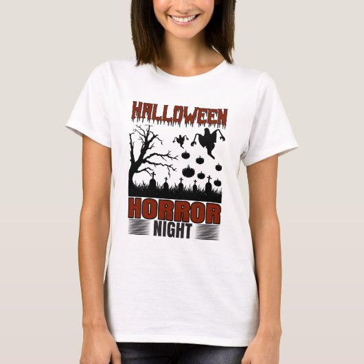 ハロウィーンホラーナイト Tシャツ (正面)