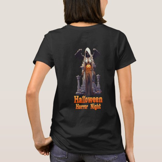 ハロウィーンホラーナイト Tシャツ (裏面)