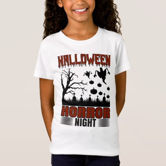 ハロウィーンホラーナイト Tシャツ (正面)