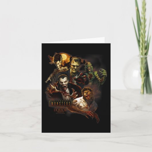 ハロウィーンホラーナイトHHNユニバーサルモンスター カード (正面)