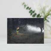 ハロウィーンホラーハウス サンキューカード (スタンド正面)