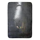 ハロウィーンホラーハウス バスマット (正面縦)