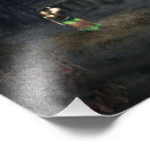 ハロウィーンホラーハウス フォトプリント            (角)