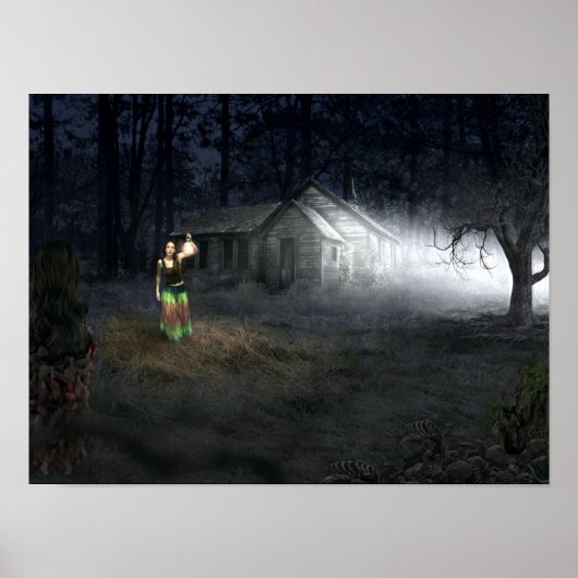 ハロウィーンホラーハウス ポスター (正面)