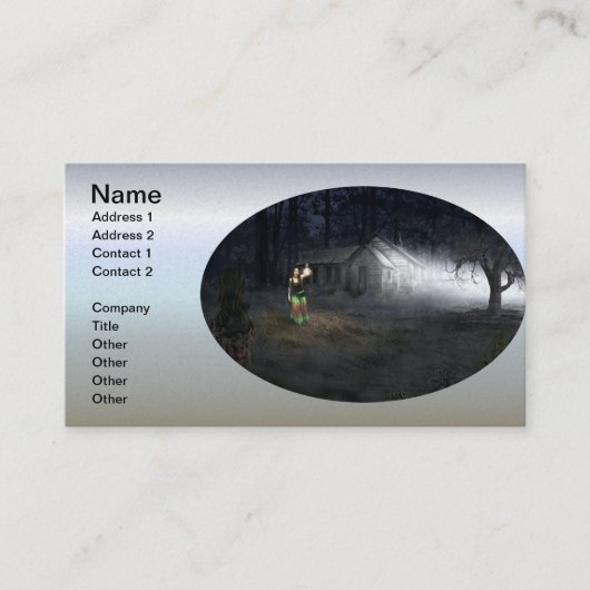 ハロウィーンホラーハウス 名刺 (正面)