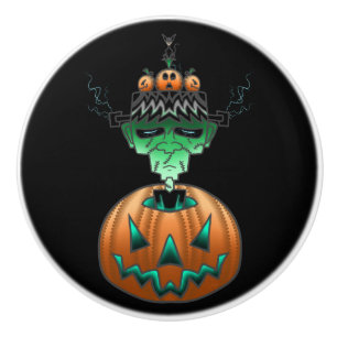 ハロウィーンホラーパンクゾンビ セラミックノブ