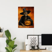 ハロウィーンホラーポスター ポスター (ホームオフィス)