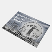 ハロウィーンホラー不気味なかかし姿 ドアマット (アングル)