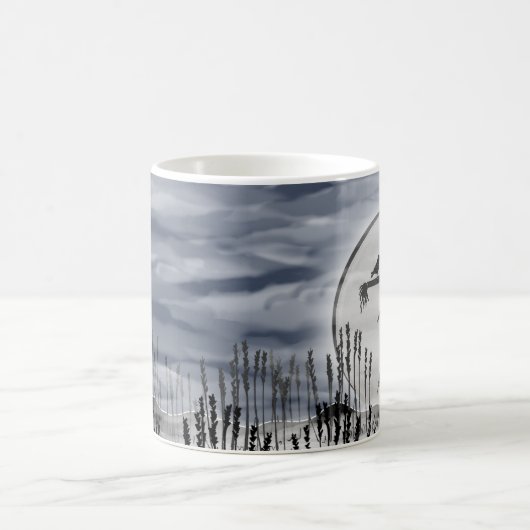 ハロウィーンホラー不気味なかかマグ コーヒーマグカップ (中央)