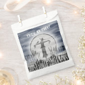 ハロウィーンホラー不気味なトリックまたはトリートバッグ フェイバーバッグ (クリップ留めされた状態)