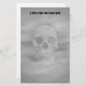 ハロウィーンホラー幽霊スカル 便箋 (正面/裏面)