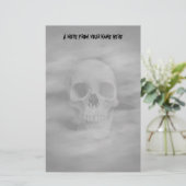 ハロウィーンホラー幽霊スカル 便箋 (スタンド正面)