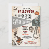 ハロウィーンホラー映画ナイトフィルムヴァンパイア怖い 招待状 (正面)