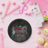 ハロウィーンホラー映画マラソンが進行中 ペーパープレート (パーティー)