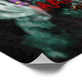 ハロウィーンホラー映画マラソンが進行中 ポスター (角)