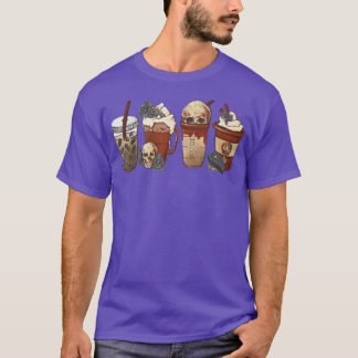 ハロウィーンホラー秋コーヒーカボキンスパイスラテI Tシャツ