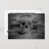 ハロウィーンホラーRSVP 出欠カード (正面/裏面)