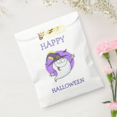 ハロウィーンホワイトバッグ/幽霊 フェイバーバッグ (封をした状態)