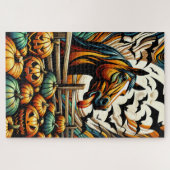 ハロウィーンホース1000ピースパズル ジグソーパズル (横)