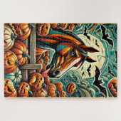 ハロウィーンホース1000ピースパズル ジグソーパズル (横)