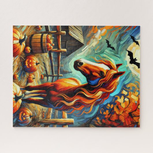 ハロウィーンホース500ピースパズル ジグソーパズル (横)