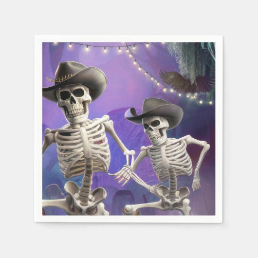 ハロウィーンホームダウンハロウィーンズローダウン！ スタンダードカクテルナプキン (正面)