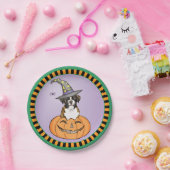 ハロウィーンボクサー紙プレート ペーパープレート (パーティー)