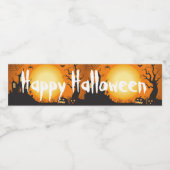 ハロウィーンボトル ペットボトルラベル (シングルラベル)
