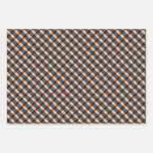 ハロウィーンボホーレインボーカボチャ&こうもりパターン ラッピングペーパーシート (正面2)