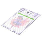 ハロウィーンボランティアリストテンプレート ノートパッド (アングル)