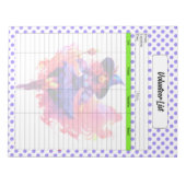 ハロウィーンボランティアリストテンプレート ノートパッド (正面)