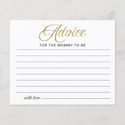 ハロウィーンボーイ赤ちゃんシャワーアドバイスカード (正面)