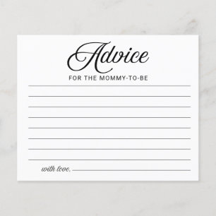 ハロウィーンボーイ赤ちゃんシャワーアドバイスカード