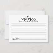 ハロウィーンボーイ赤ちゃんシャワーアドバイスカード 招待状 (正面)