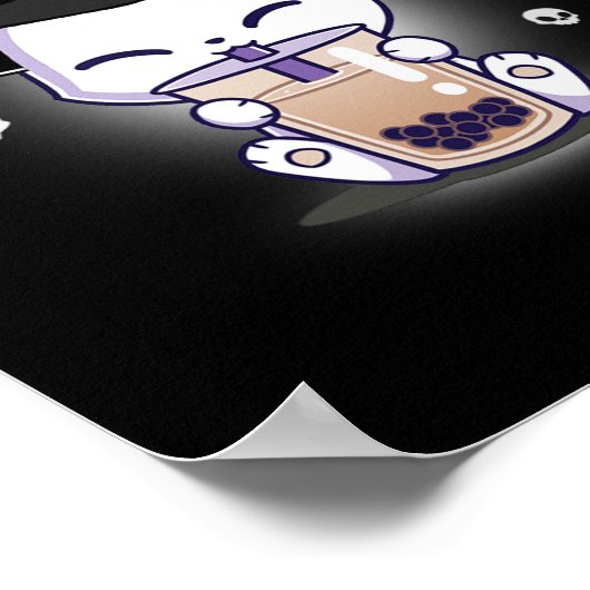 ハロウィーンボーバニーかわいいアニメウィッチバニーボー ポスター (角)