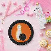 ハロウィーンボーリングパーティー ペーパープレート (パーティー)