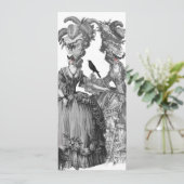 ハロウィーンボールメニューカード 招待状 (スタンド正面)