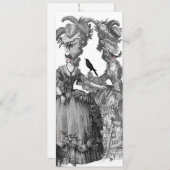 ハロウィーンボールメニューカード 招待状 (正面/裏面)