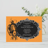 ハロウィーンボール仮装パーティの招待状 招待状 (スタンド正面)