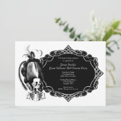 ハロウィーンボール仮装パーティの招待状 招待状 (スタンド正面)